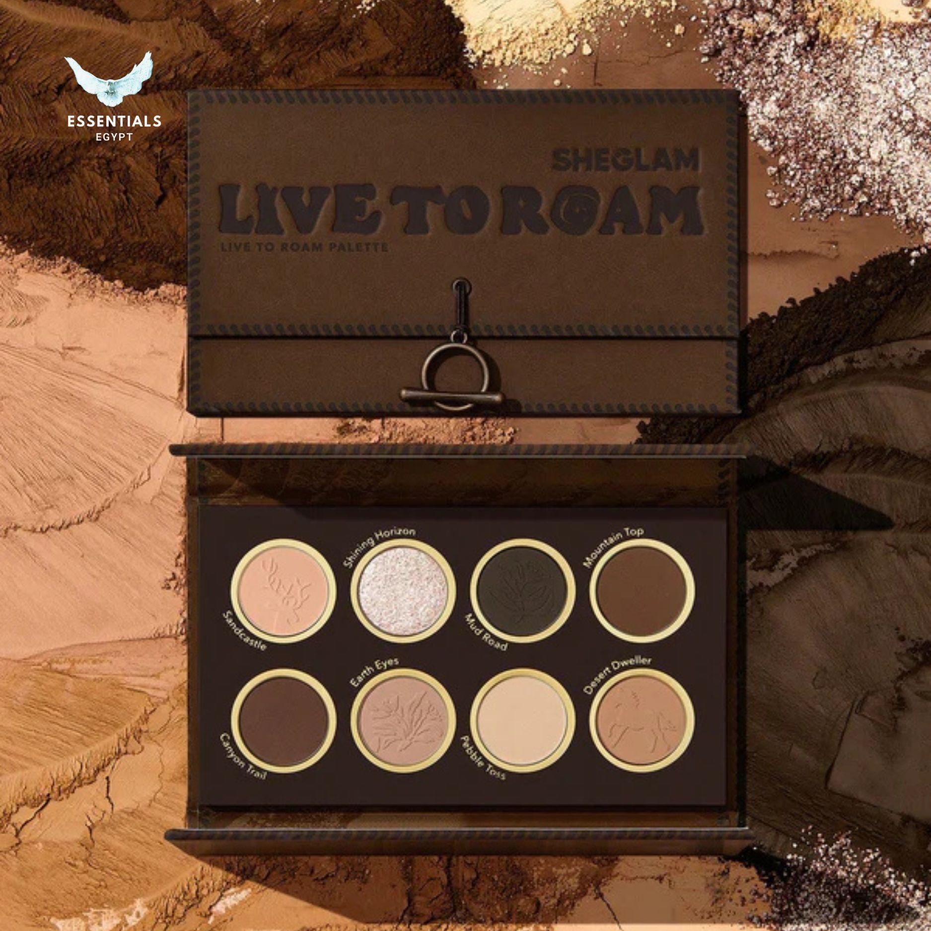 SheGlam Live To Roam eyeshadow palette authentic Egypt