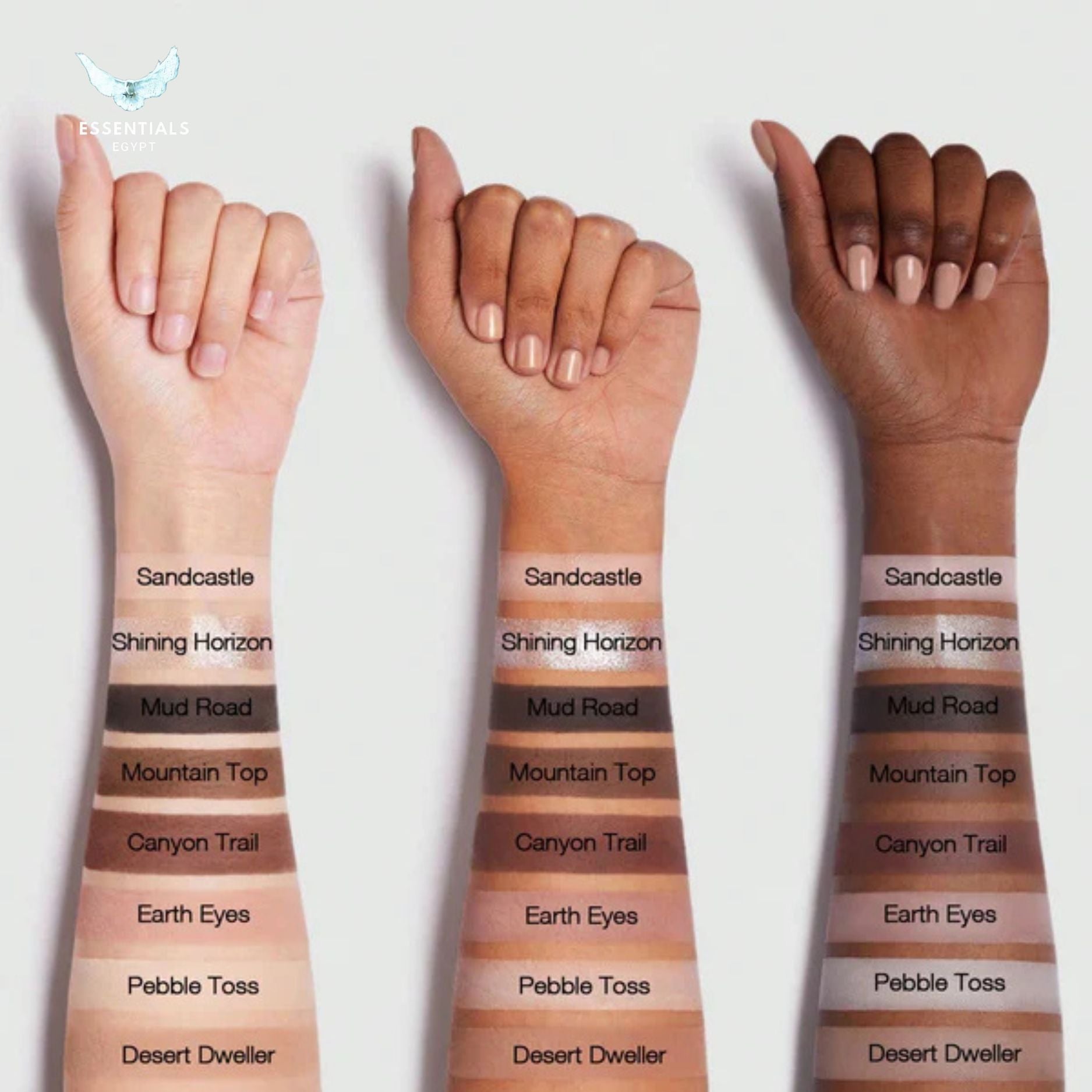 SheGlam Live To Roam Palette matte and shimmer colors
