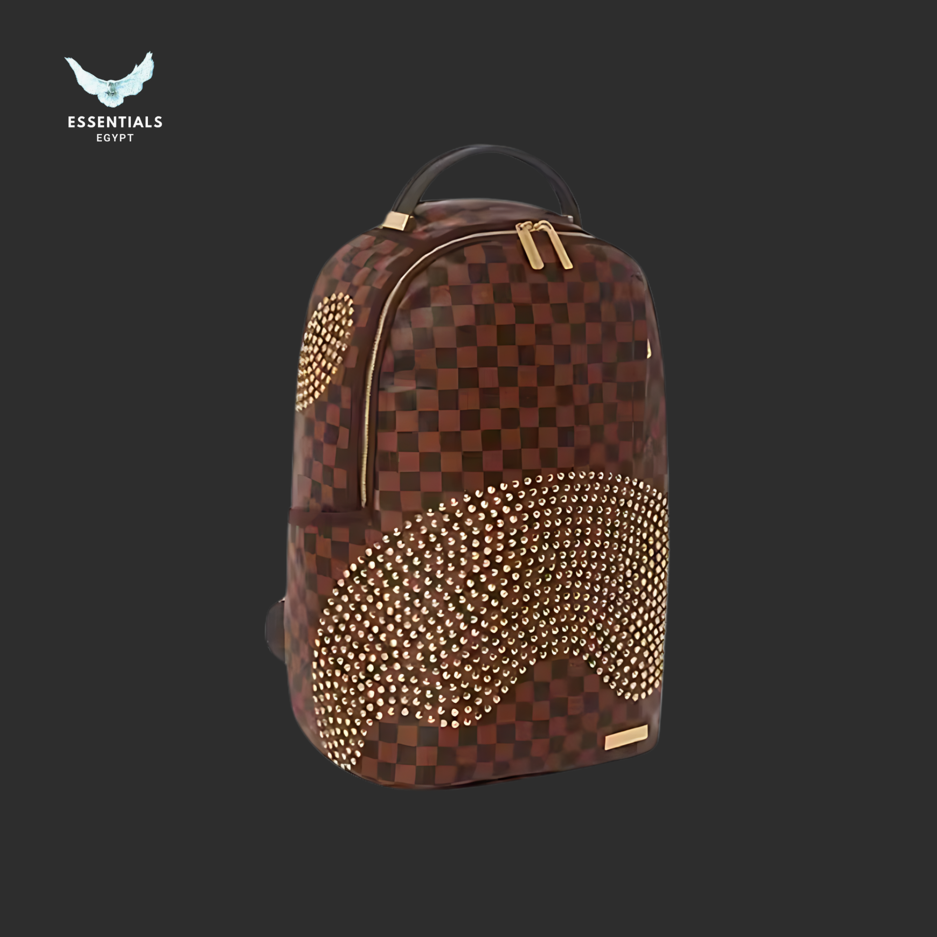 Sprayground Backpack GOLD RIVET BACKPACK Brown