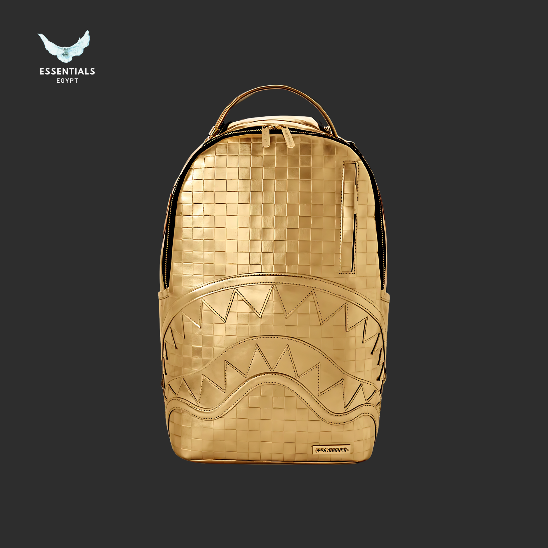 Sprayground Backpack GOLD SHARKS IN PARIS BACKPACK