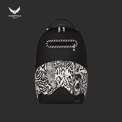 Sprayground Backpack – Black White Jungle Shark