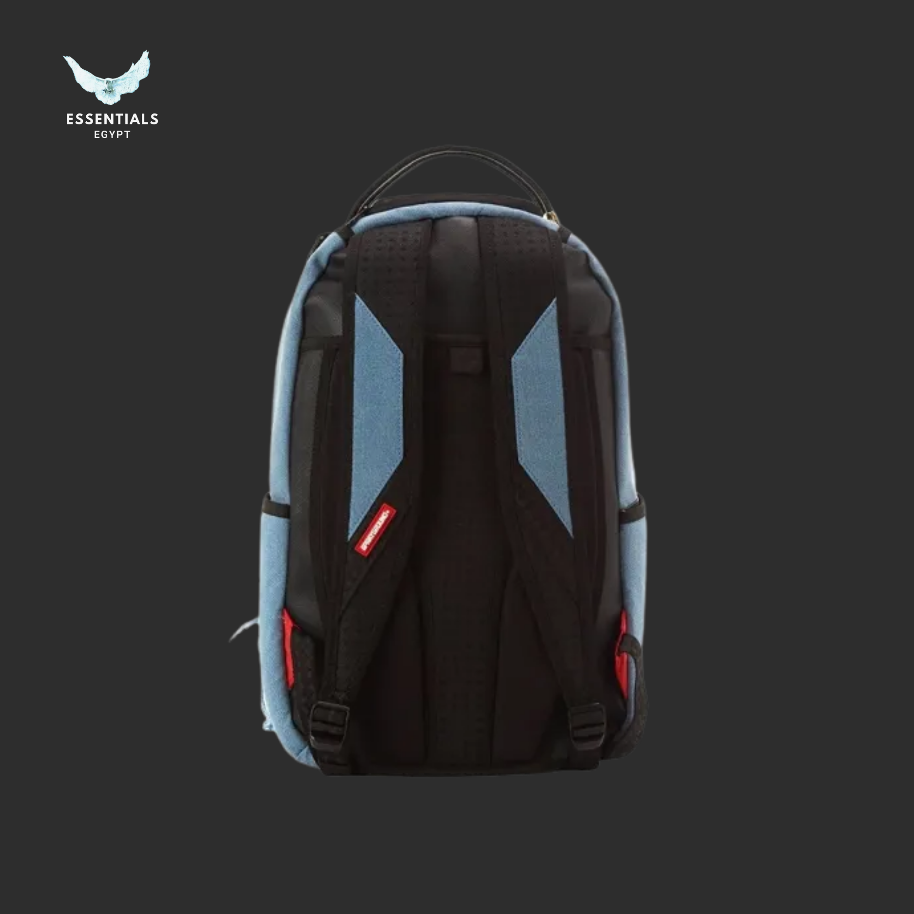 Sprayground Backpack – Denim Checkered Shark
