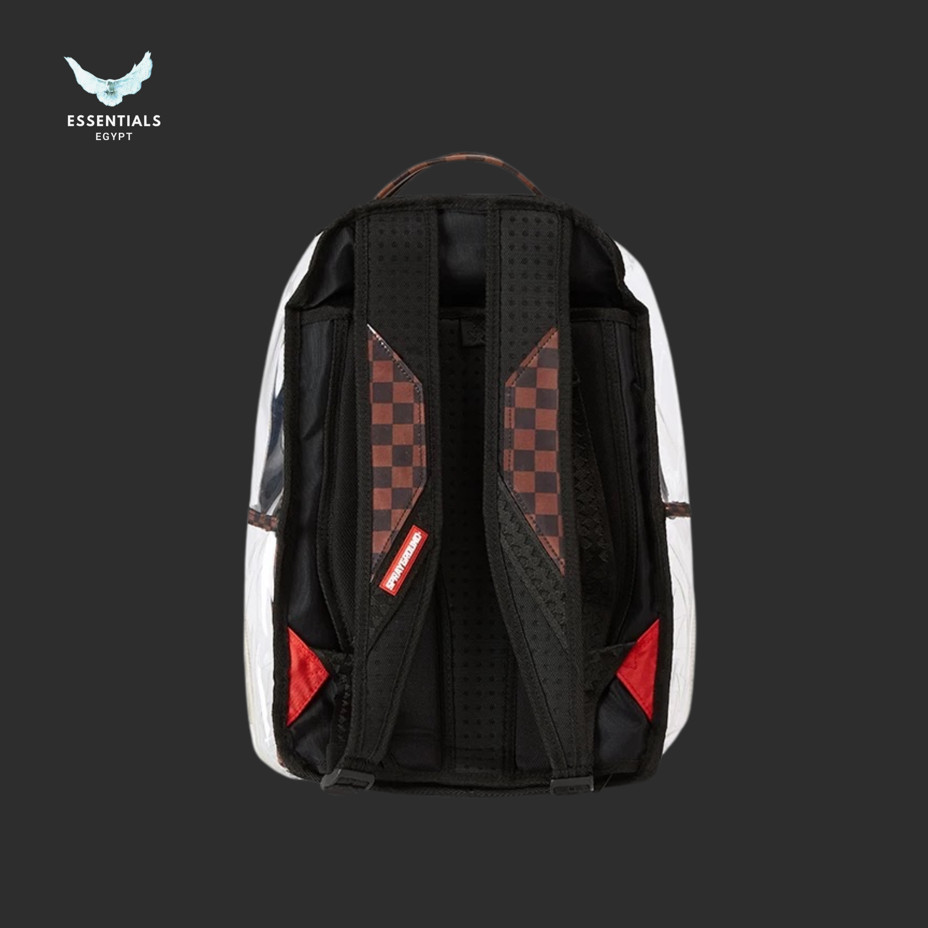 Sprayground Backpack – Clear Checkered Shark