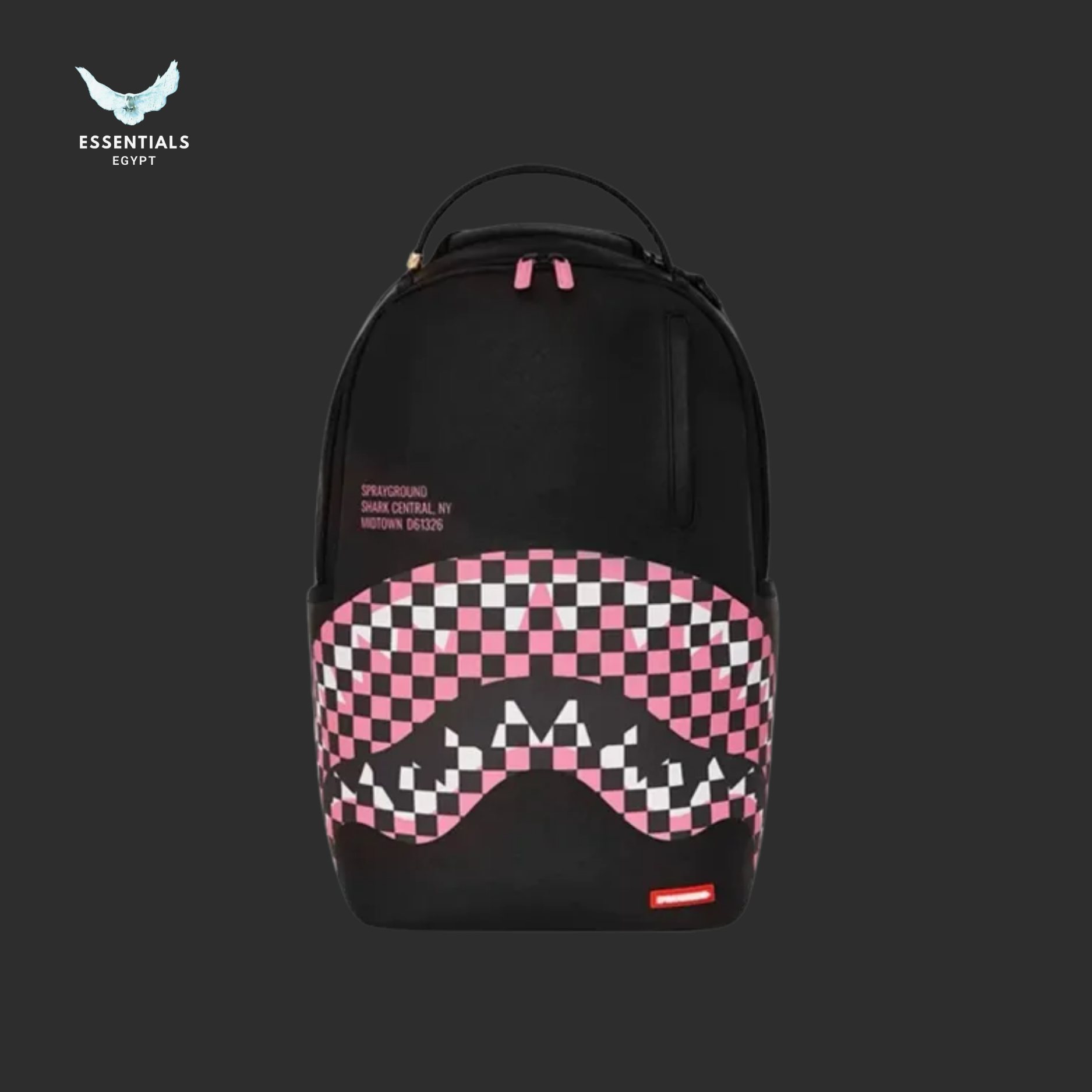 Sprayground Backpack – Pink Checker Shark
