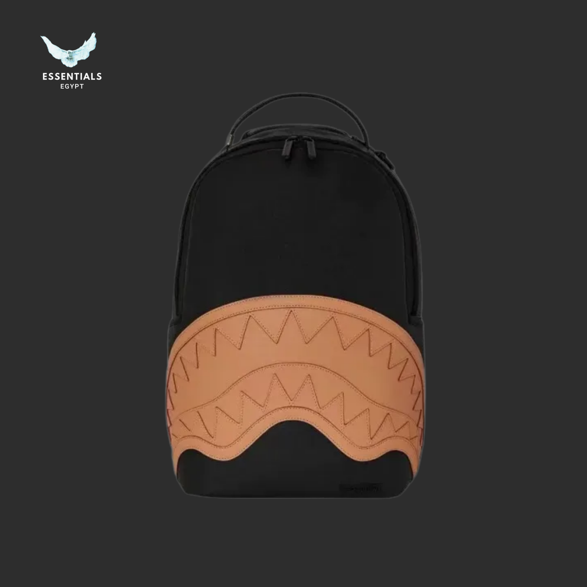 Sprayground Backpack – Black & Tan Shark