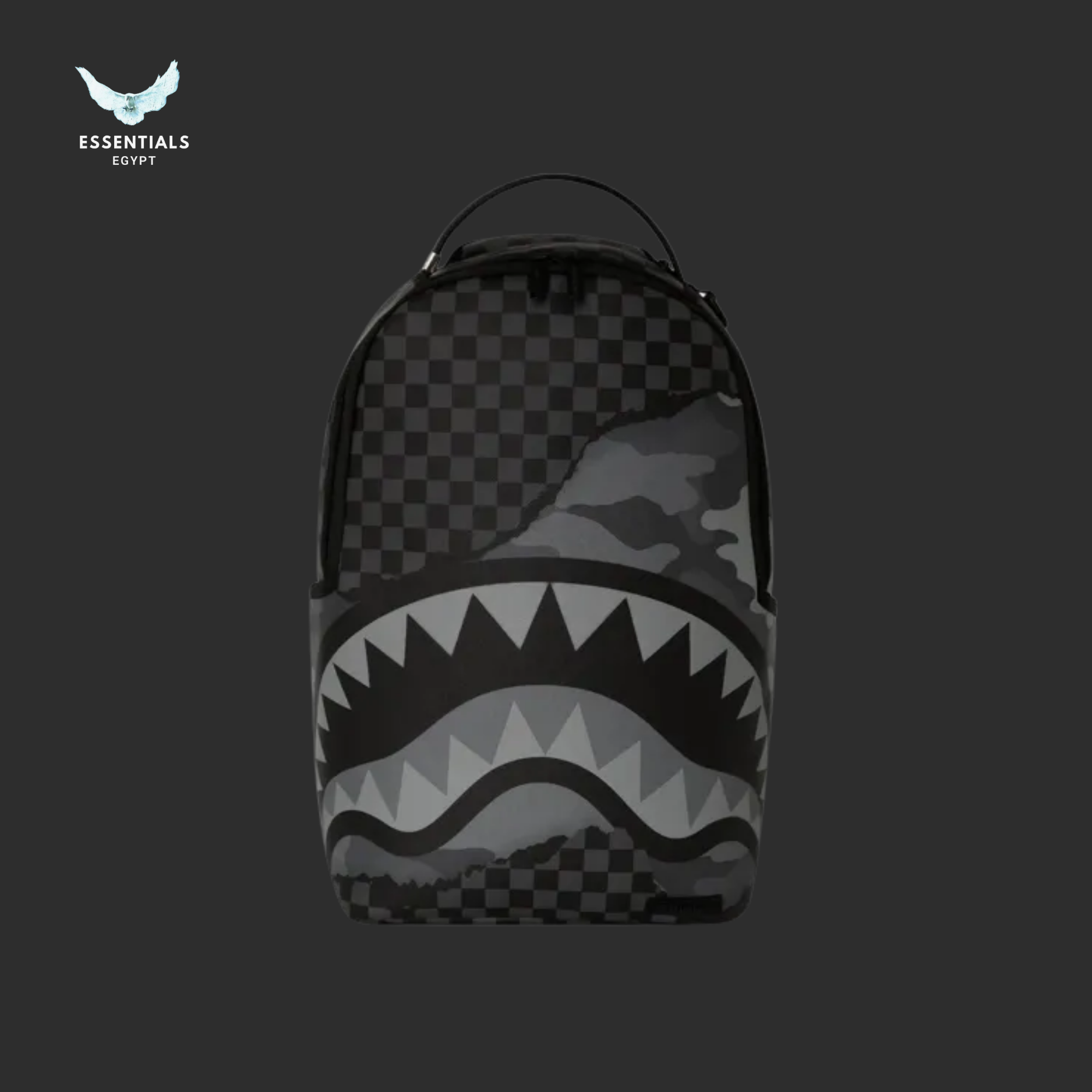 Sprayground Backpack – Black Camo Shark