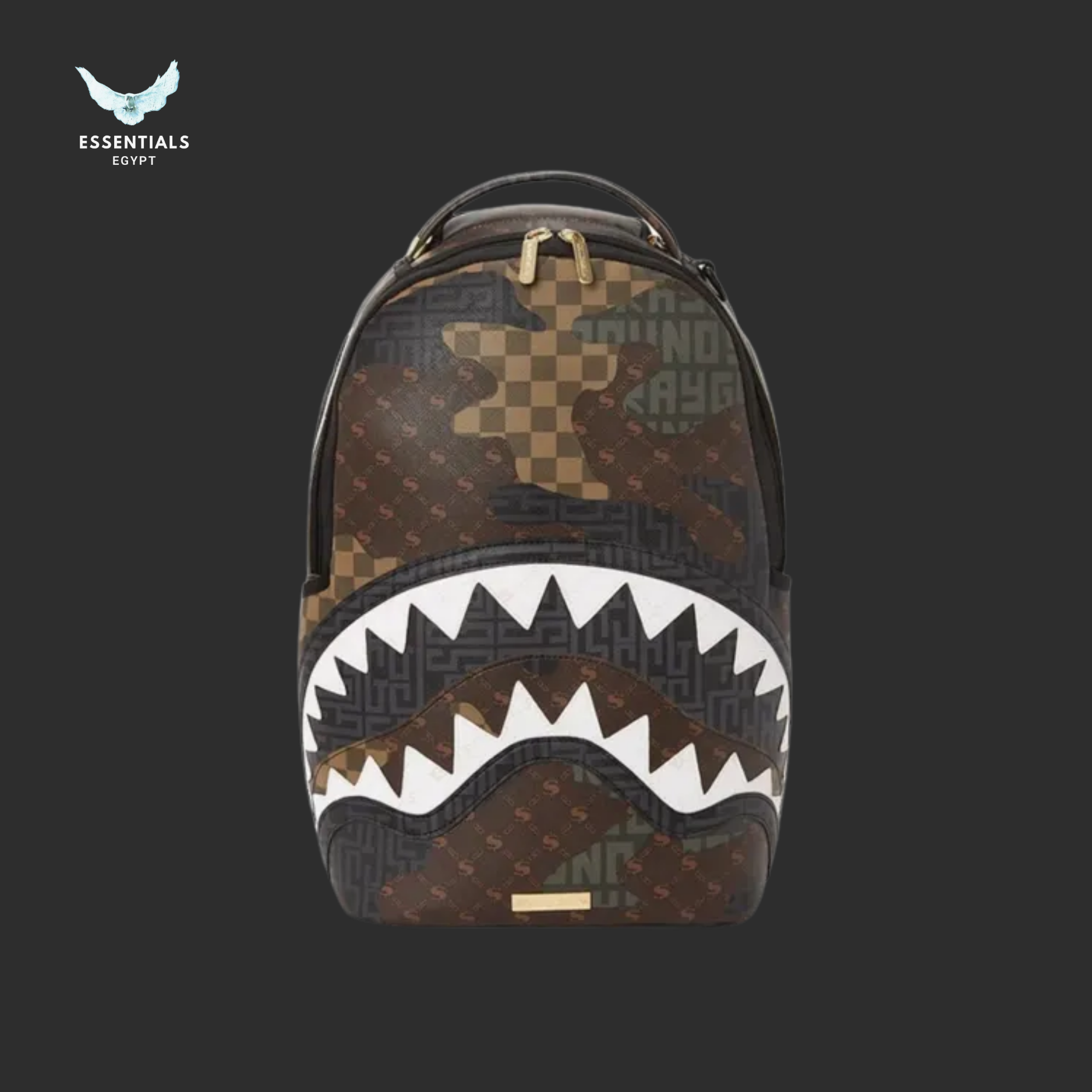 Sprayground Backpack – Dark Camo Shark