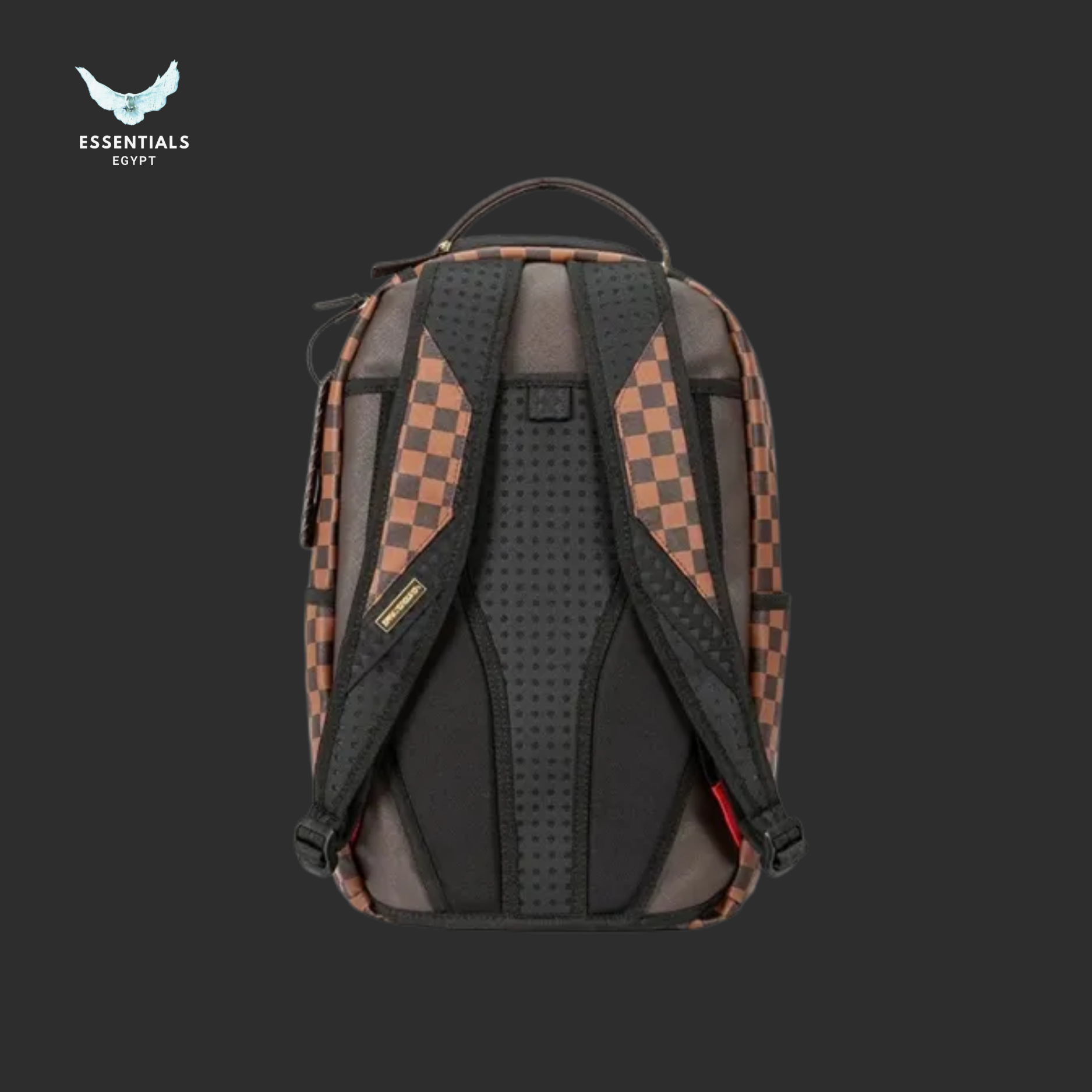 Sprayground Backpack – Light Brown Checker
