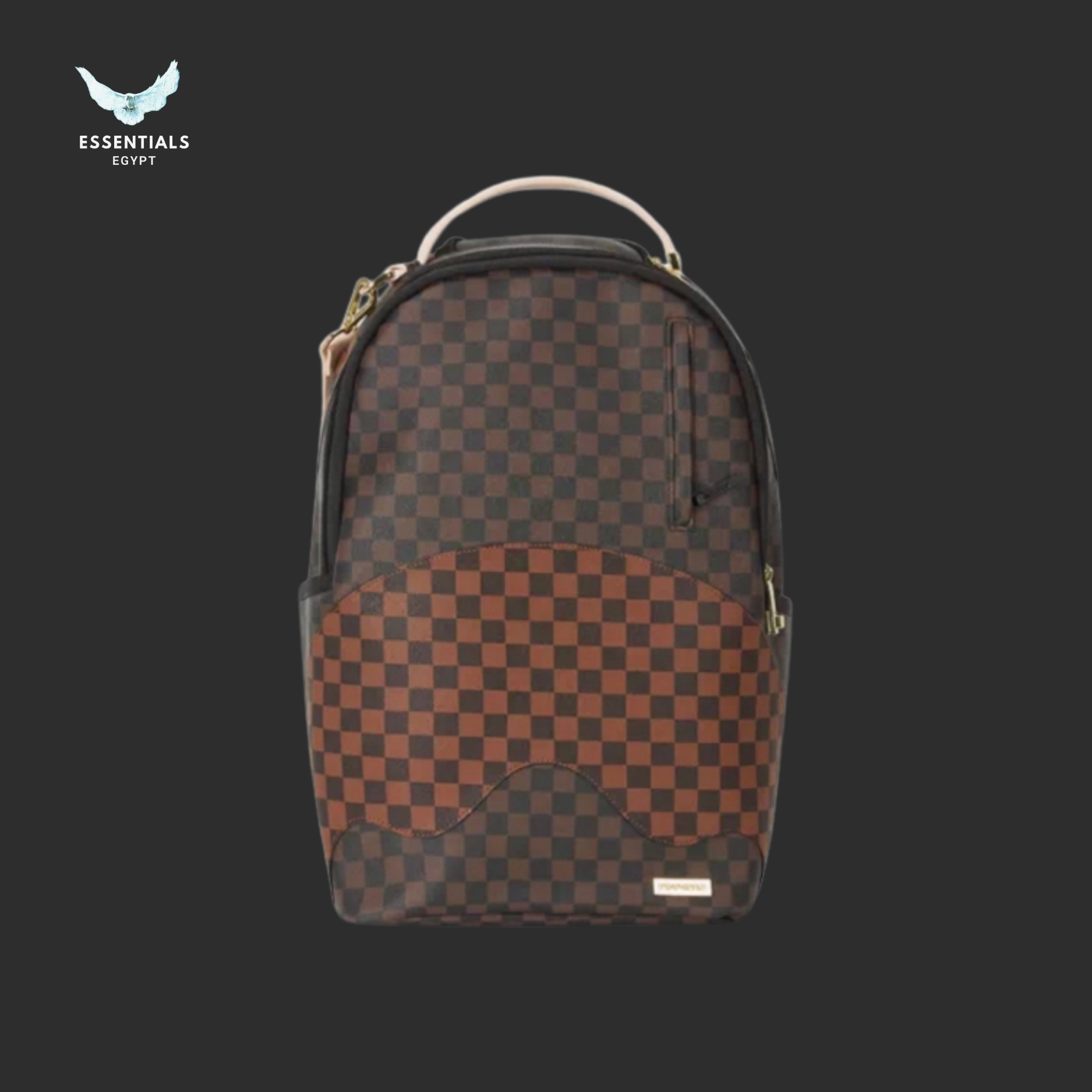 Sprayground Backpack – Brown Checker