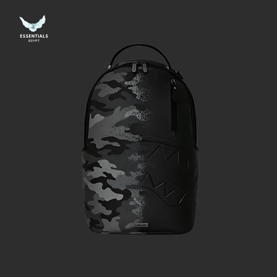 Sprayground Backpack – Stealth Camo Blackout