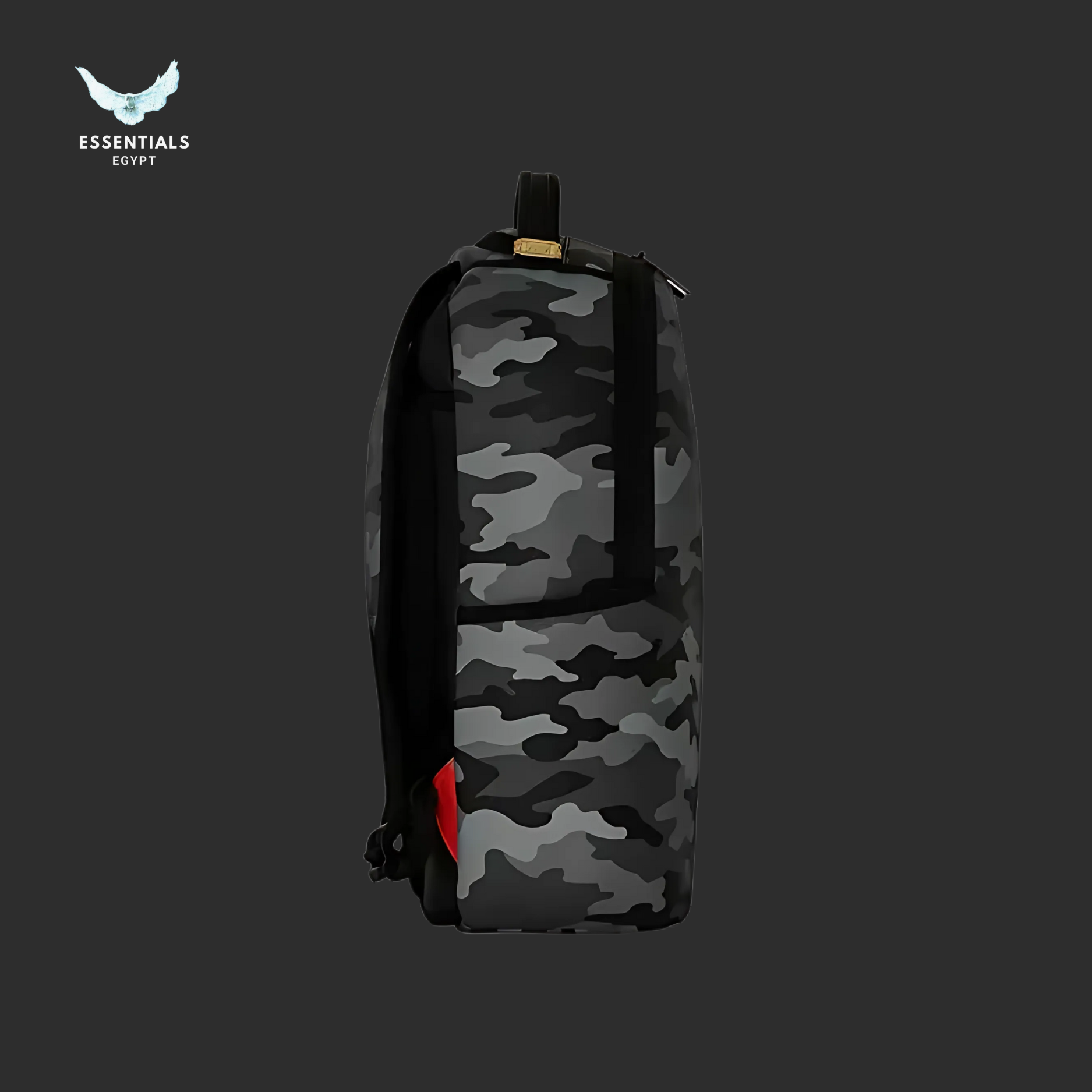 Sprayground Backpack – Stealth Camo Blackout - ESSENTIALS EGYPT