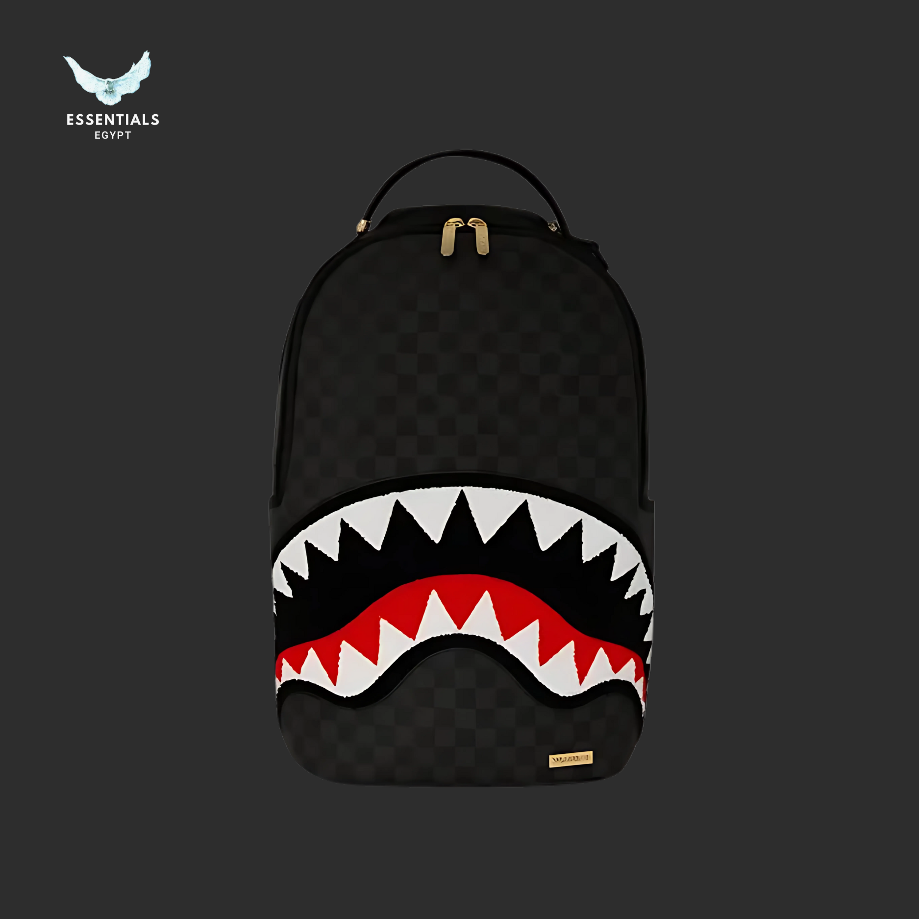 Sprayground Backpack – Classic Black Shark - ESSENTIALS EGYPT
