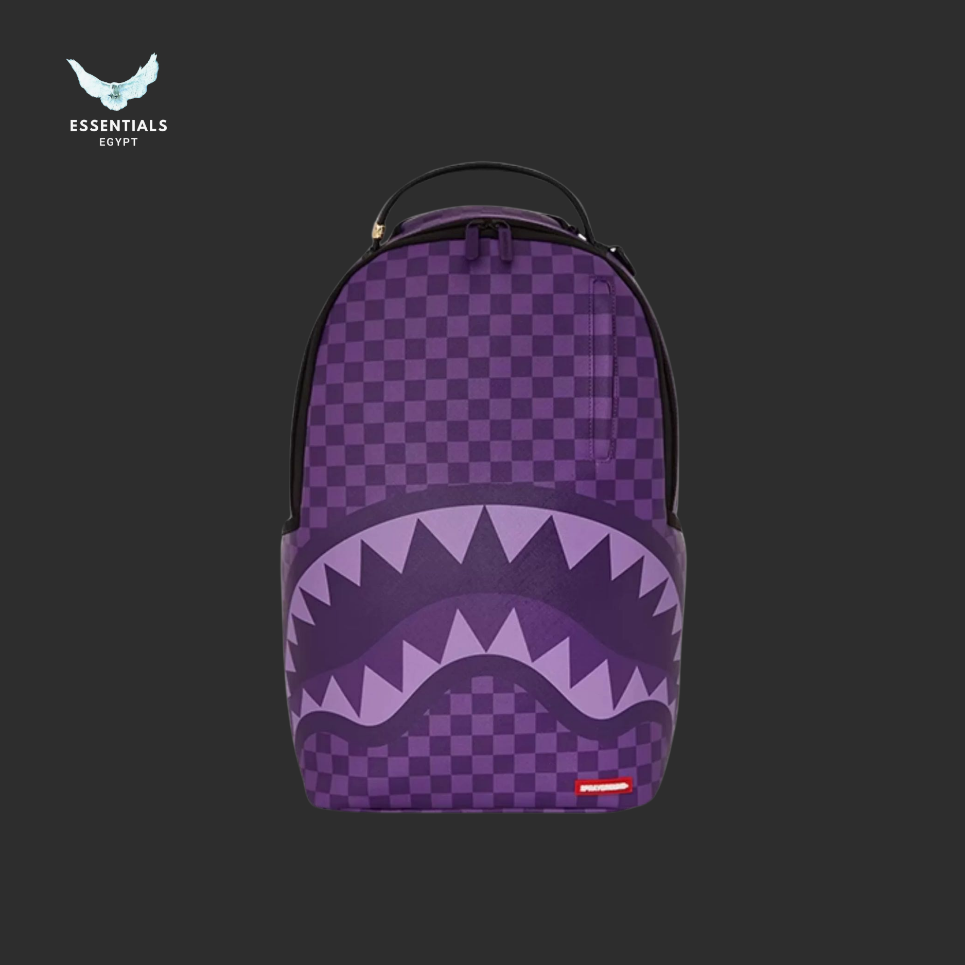 Sprayground Backpack – Purple Checkered Shark