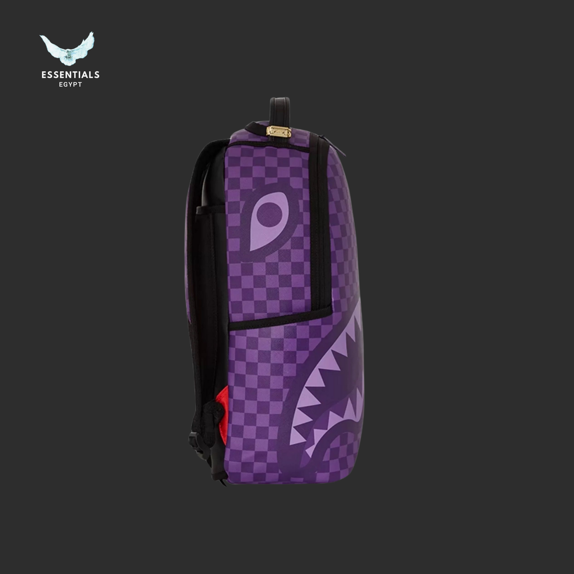 Sprayground Backpack – Purple Checkered Shark