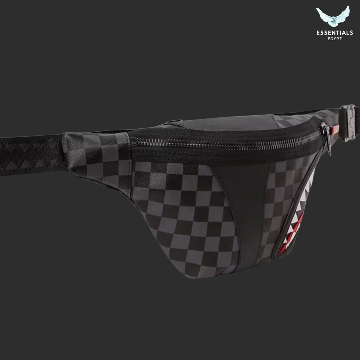 Sprayground Drip Check Shark Savvy Crossbody