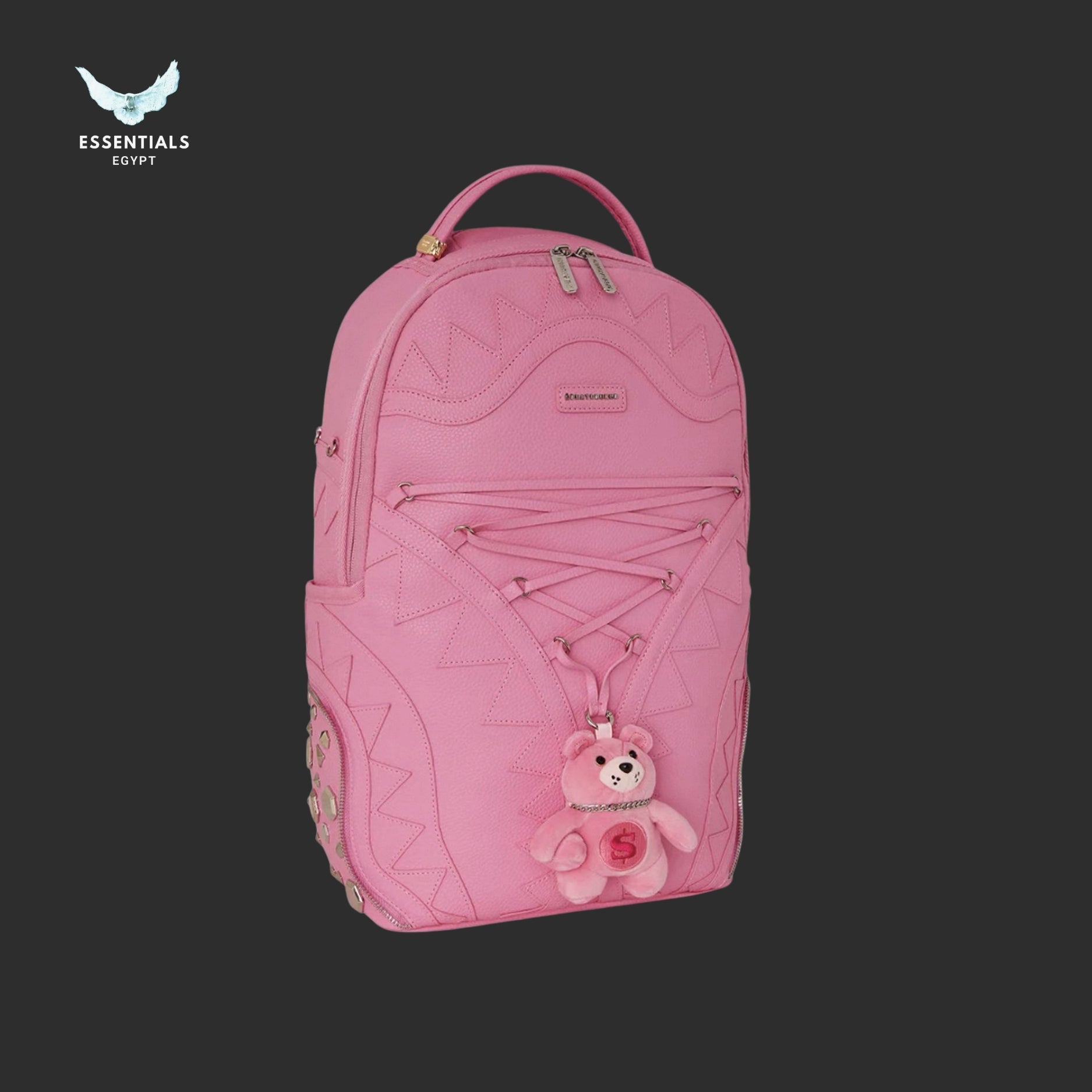 Sprayground Pink Teddy Bear Backpack
