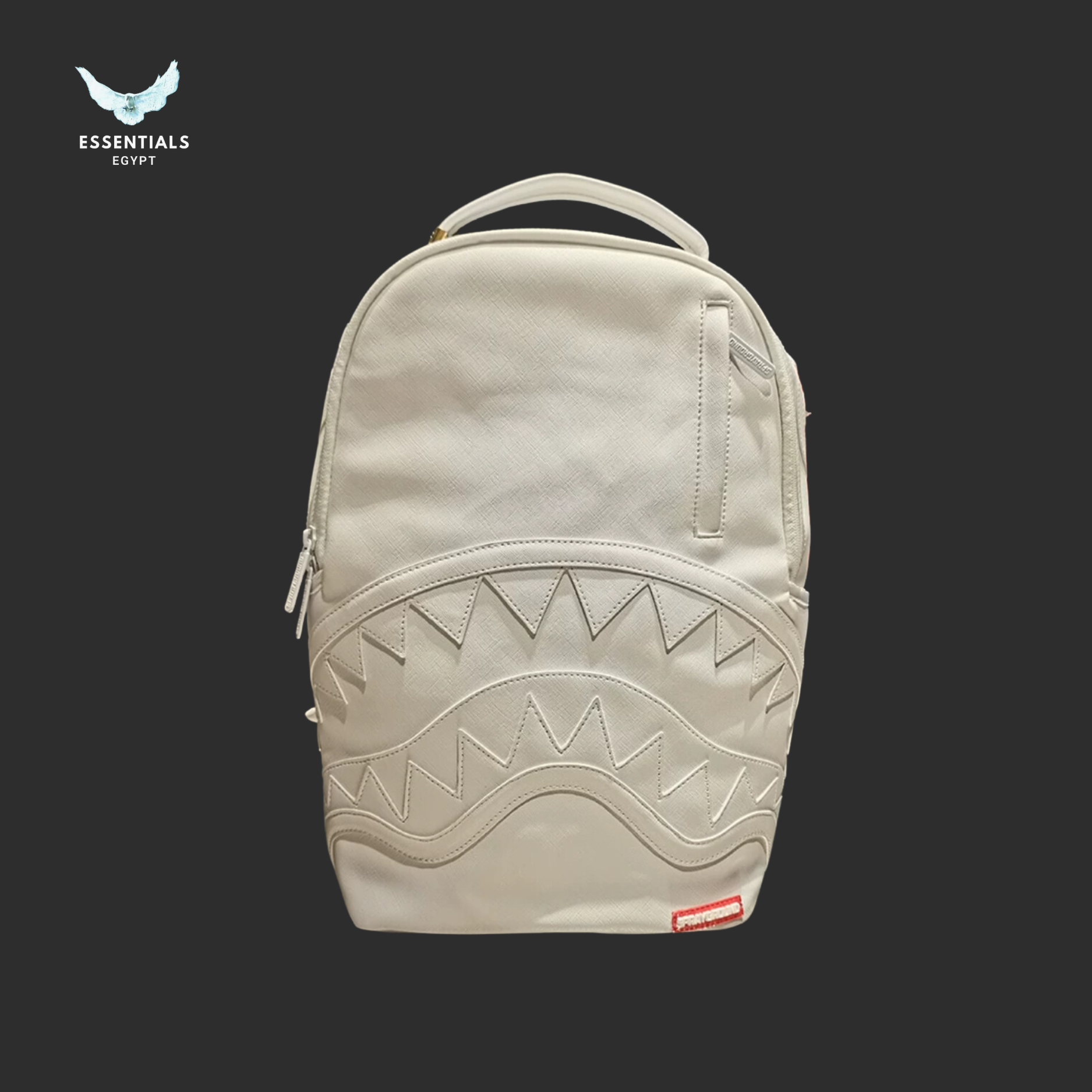 Sprayground Shark Backpack Off-White