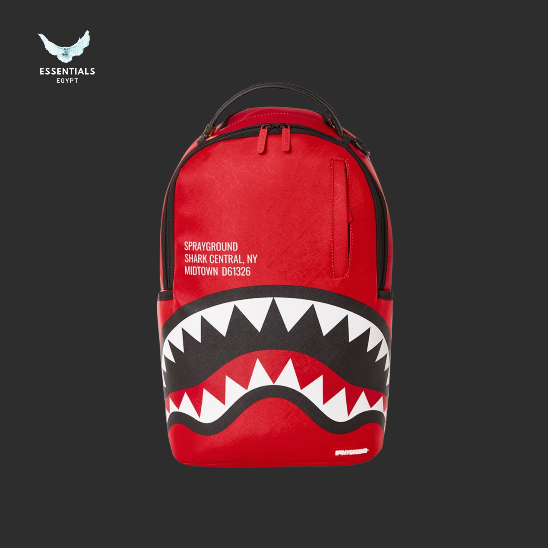 Sprayground Shark Central, NY Midtown D61326 Backpack (Red)