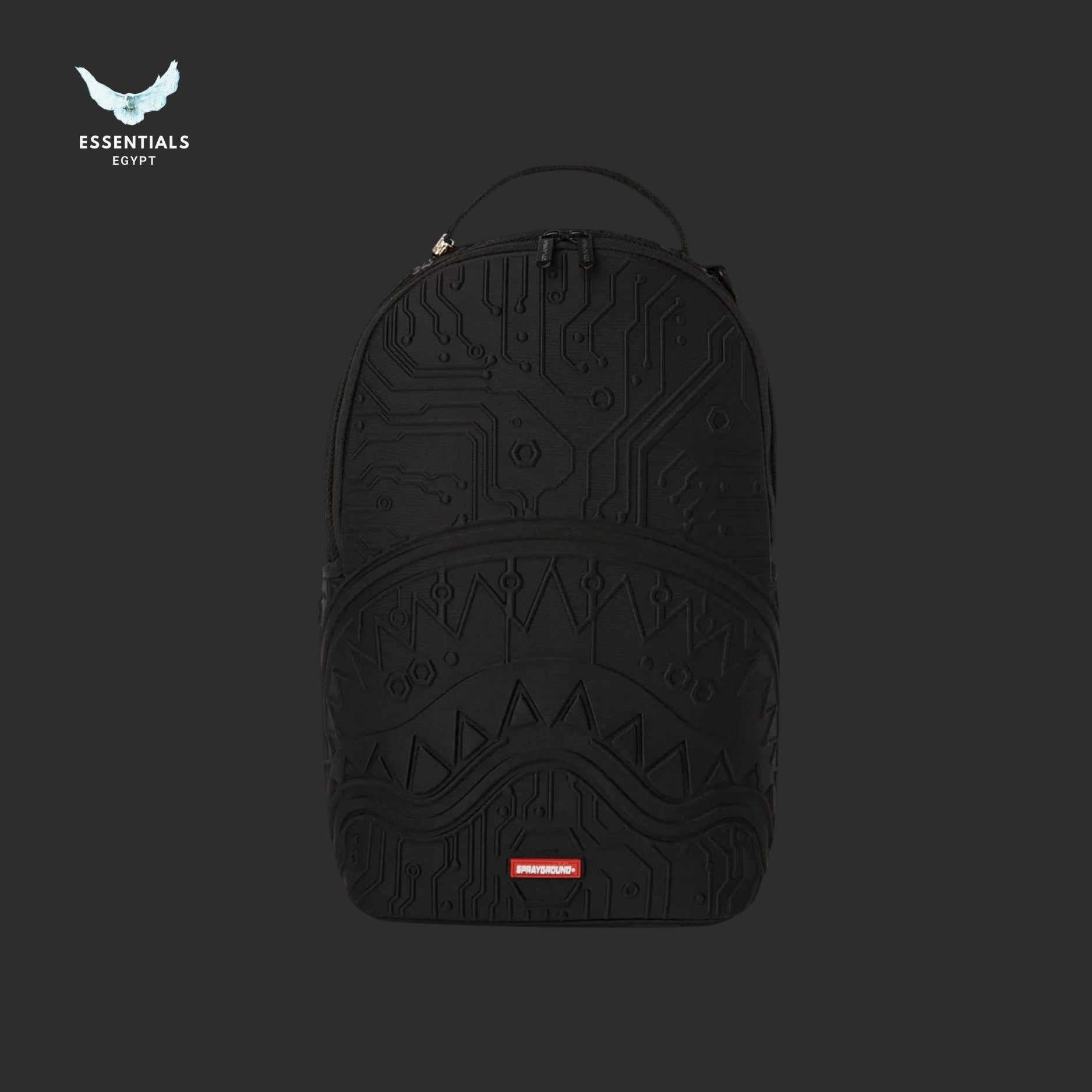 Sprayground Backpack — Embossed Circuit Board