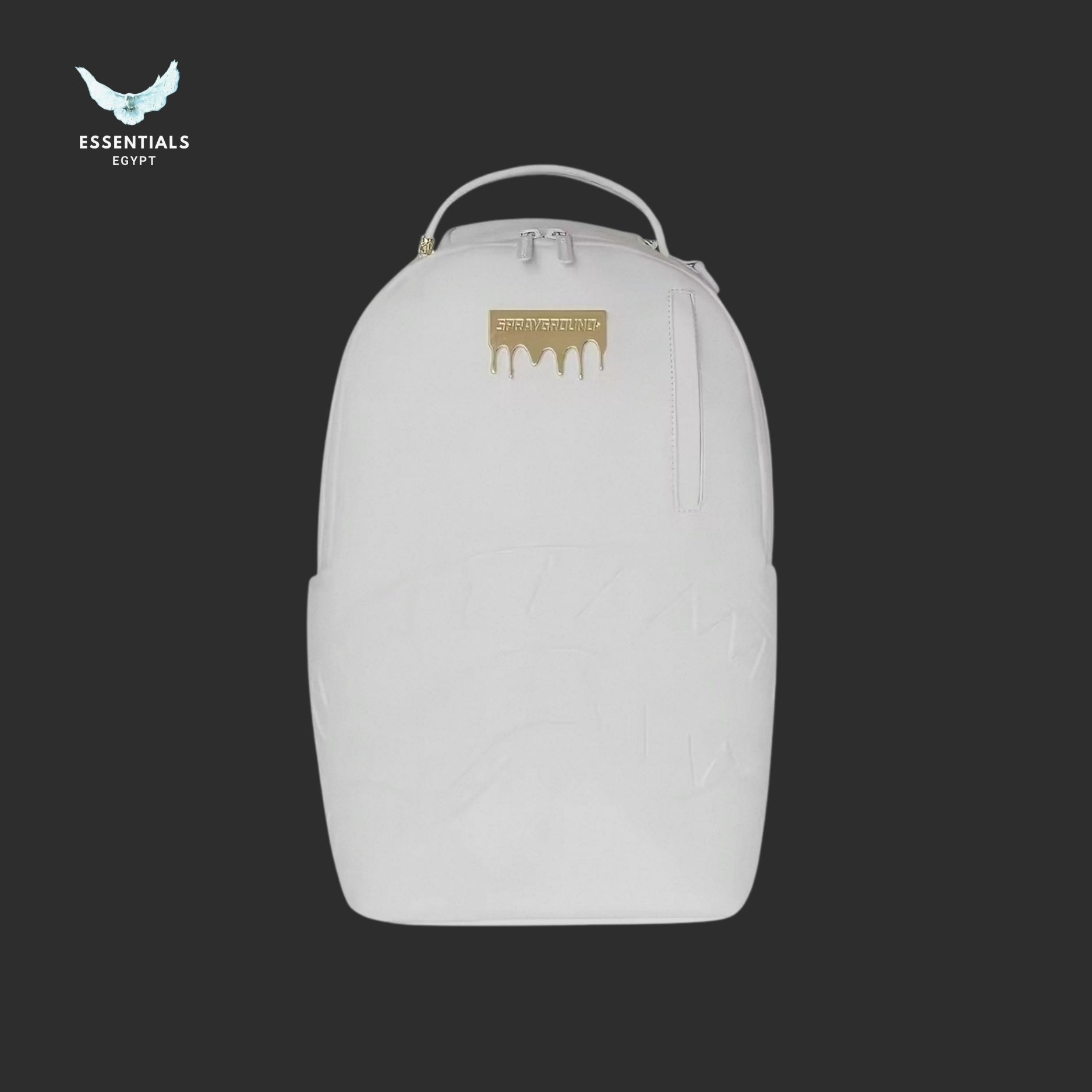 Sprayground White Backpack