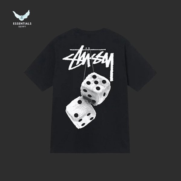 Stüssy T-Shirt – Fuzzy Dice Graphic - ESSENTIALS EGYPT