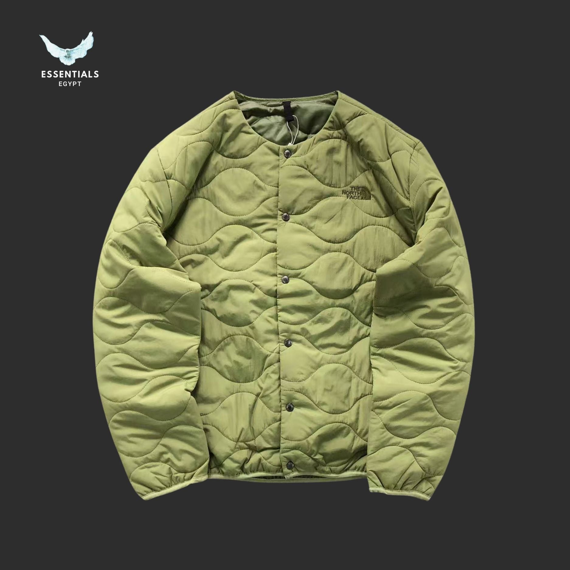 The North Face Quilted Snap Jacket – Wave Stitch - ESSENTIALS EGYPT