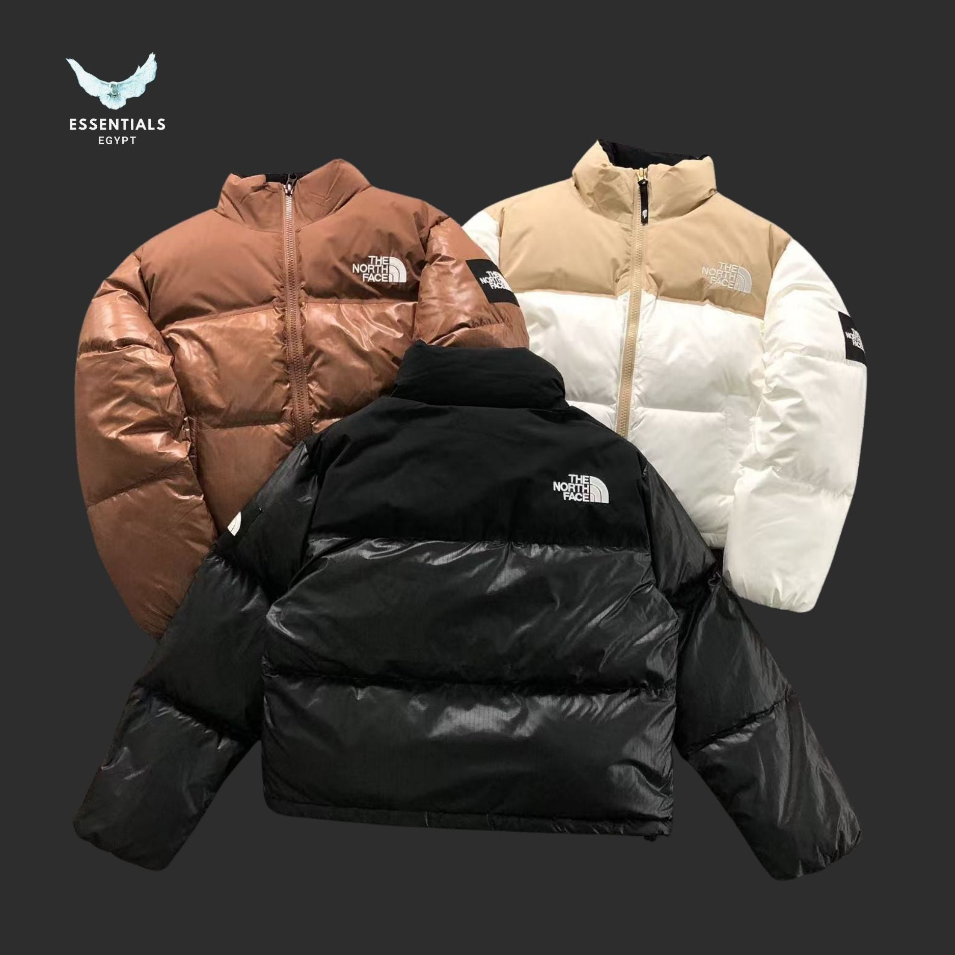 The North Face Colorblock Puffer Jacket - ESSENTIALS EGYPT