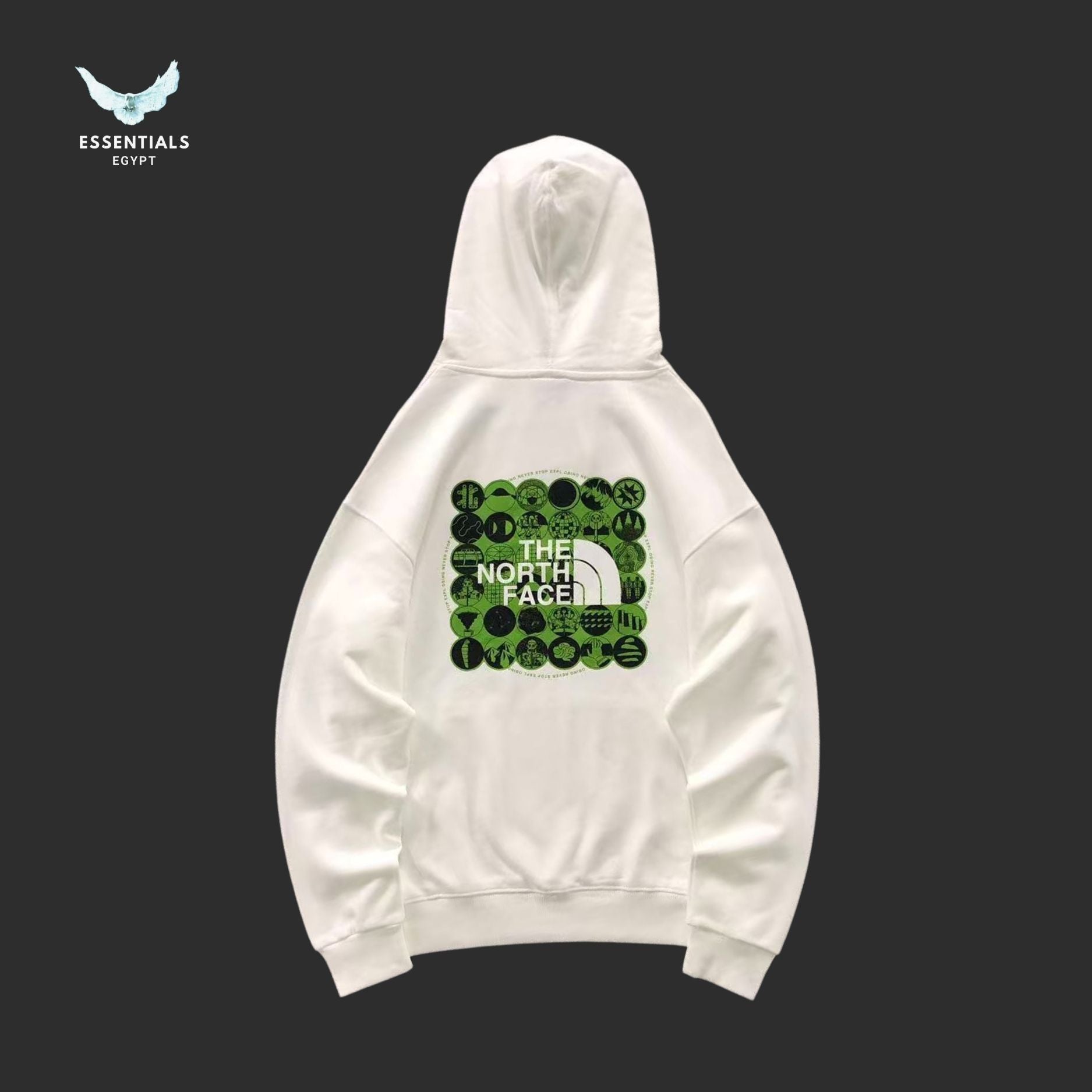 The North Face Graphic Hoodie – Icon Back Print - ESSENTIALS EGYPT