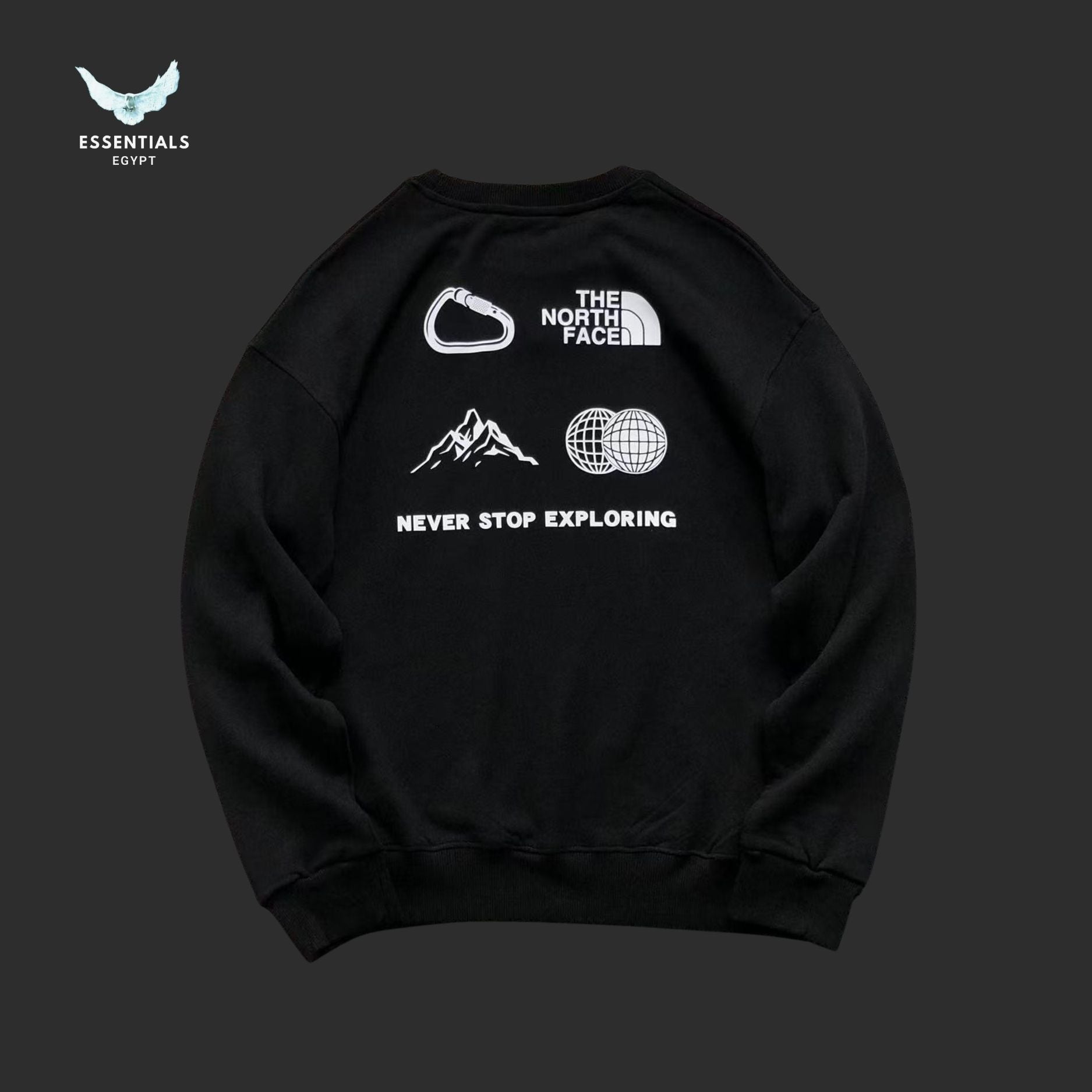 The North Face Graphic Crewneck – Explore Print - ESSENTIALS EGYPT