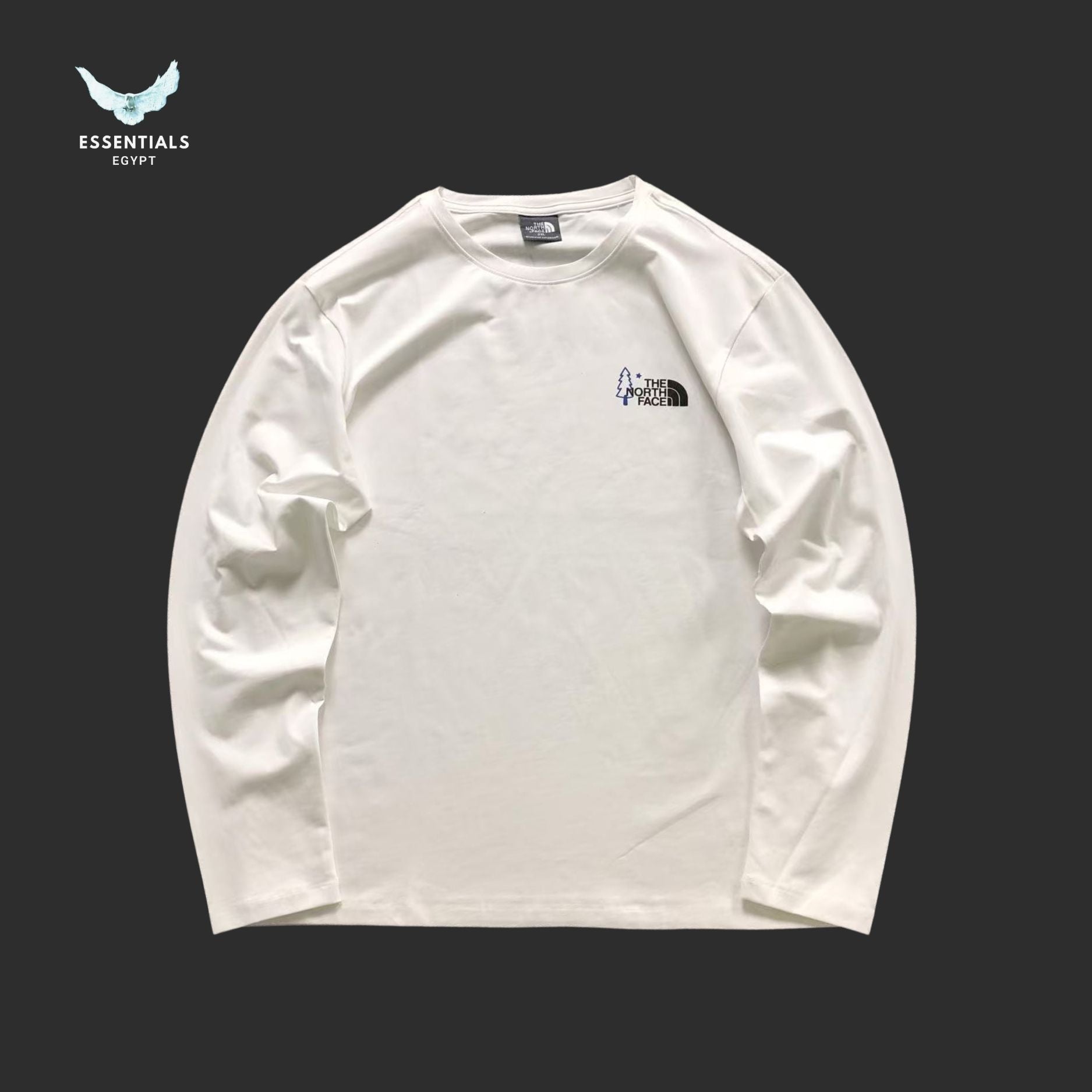 The North Face Long Sleeve Tee – Mini Mountain Logo - ESSENTIALS EGYPT