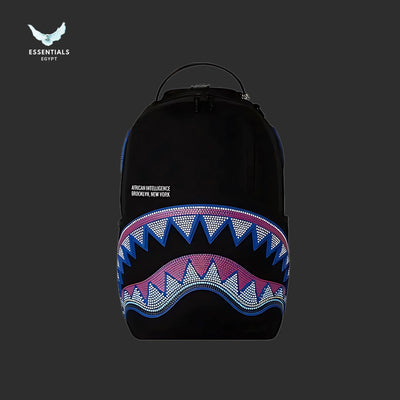 Sprayground Backpack – Neon Wave Shark