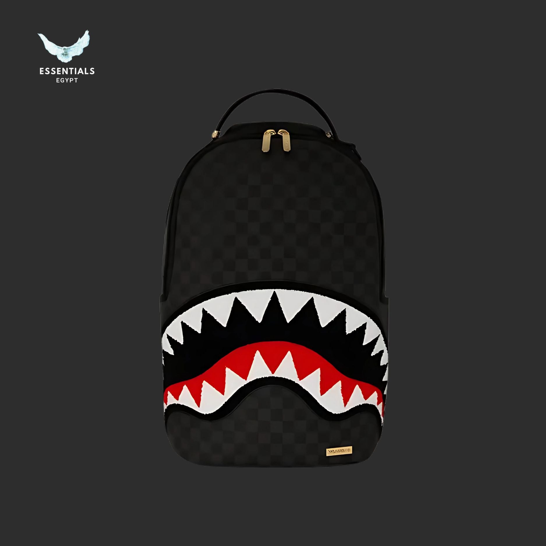 Sprayground Backpack – Classic Black Shark - ESSENTIALS EGYPT