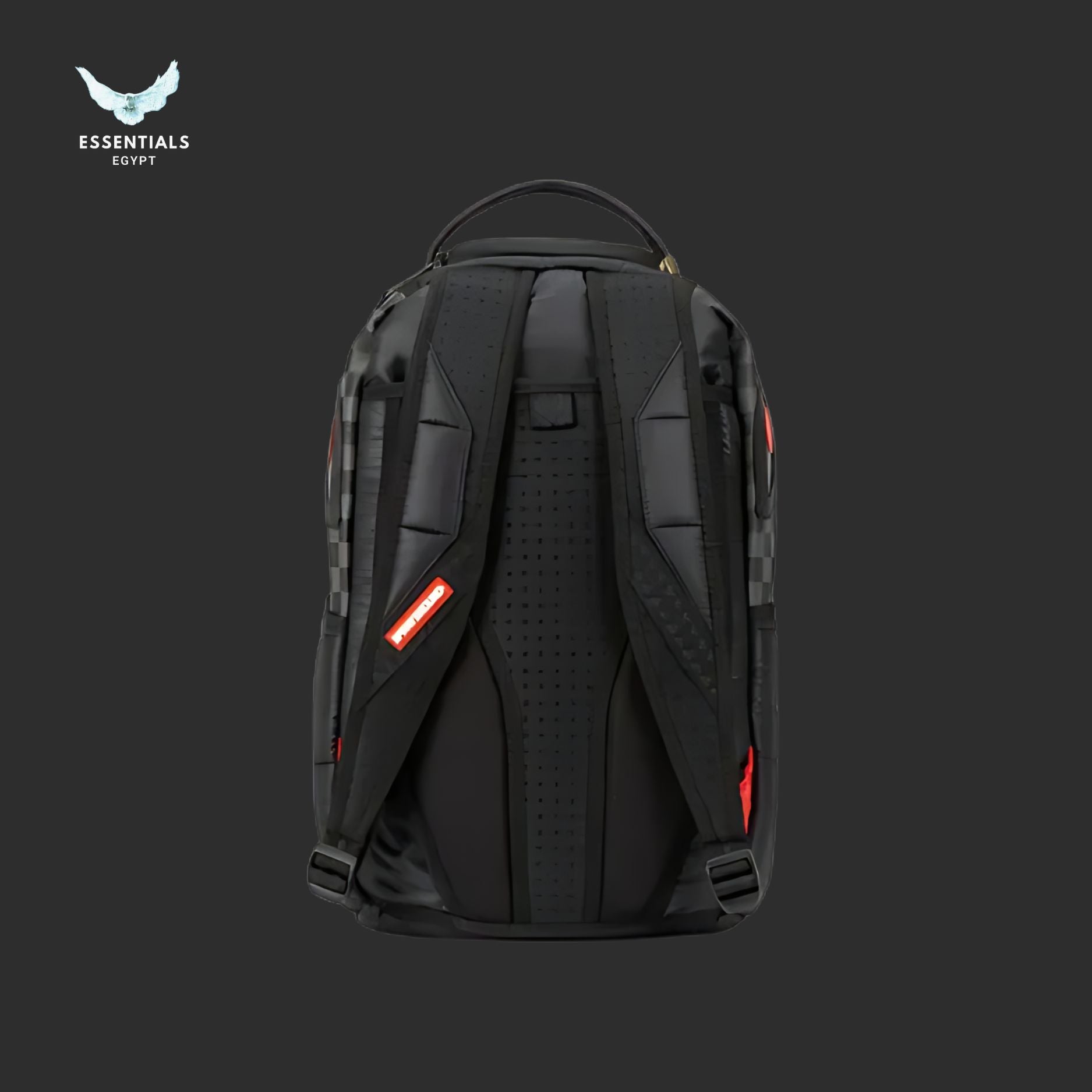 Sprayground Backpack – Black Carbon Shark - ESSENTIALS EGYPT