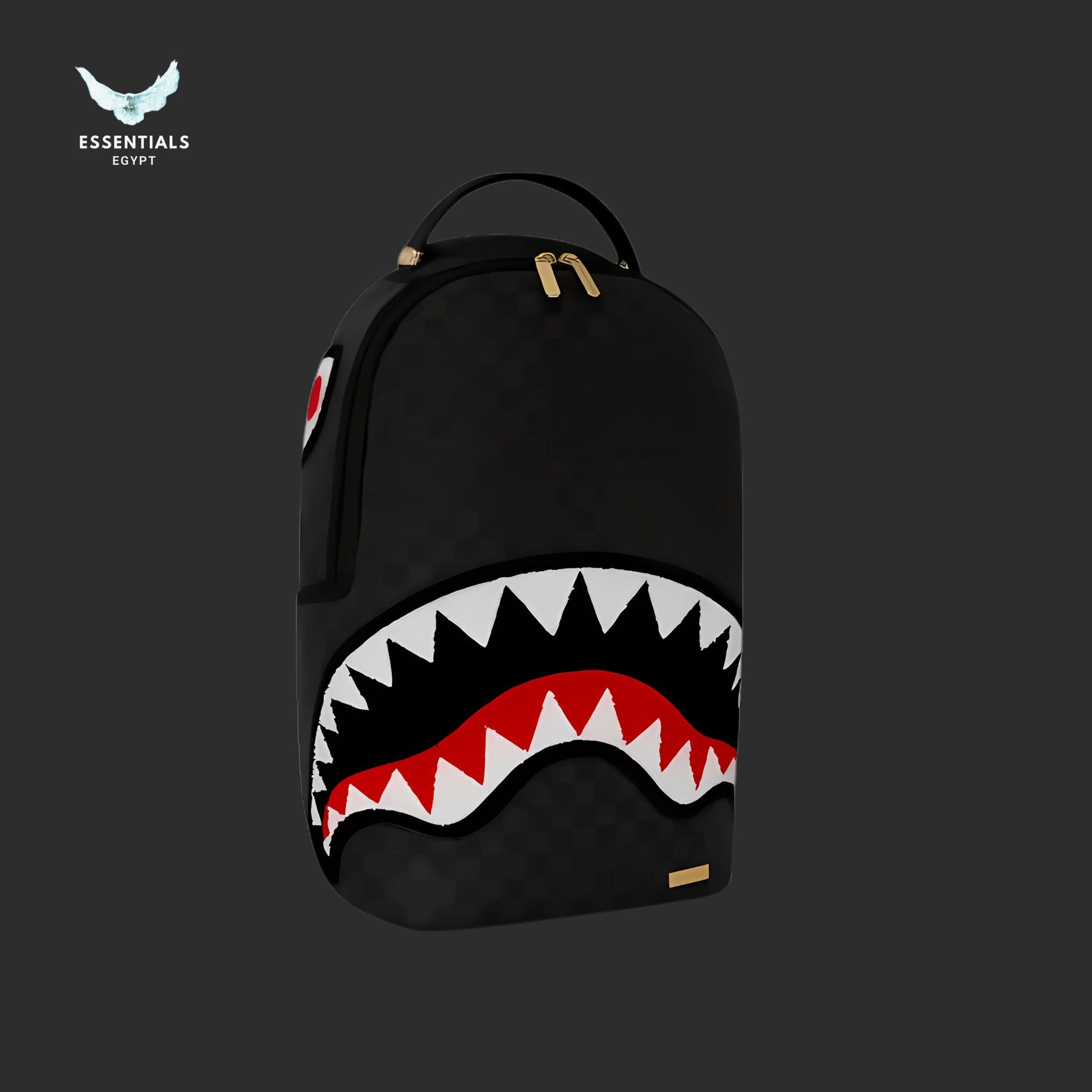 Sprayground Backpack – Classic Black Shark - ESSENTIALS EGYPT