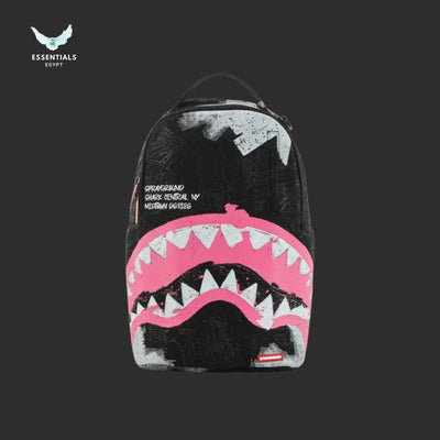 Sprayground Backpack – Pink & Black Shark