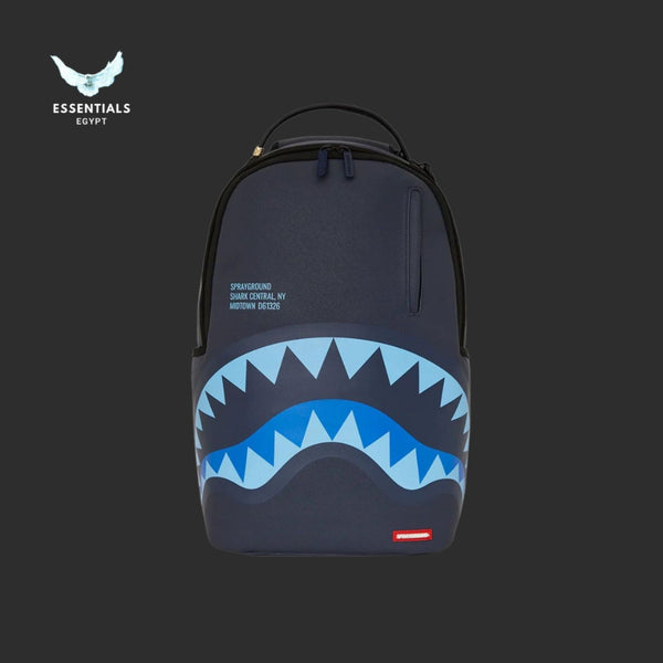 Sprayground Shark Central Midnight Blue Backpack - ESSENTIALS EGYPT